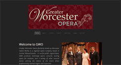 Desktop Screenshot of greaterworcesteropera.org